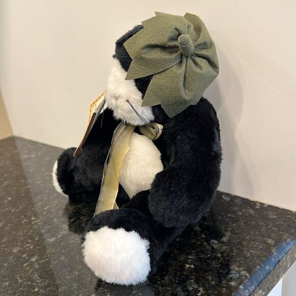 Halloween  SPUNKIN Black & White Cat Plush Bunnies By the Bay 2020 NEW Stuffed - Picture 2 of 9